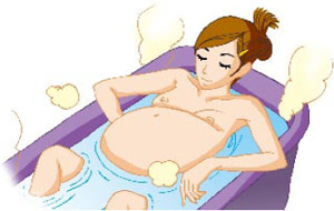 进入浴缸洗澡或者是淋浴 进入浴缸洗澡或者是淋浴