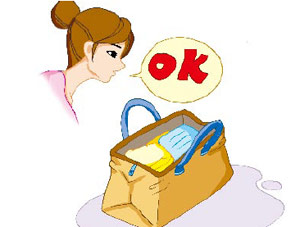 再次检查住院所需的备品 再次检查住院所需的备品