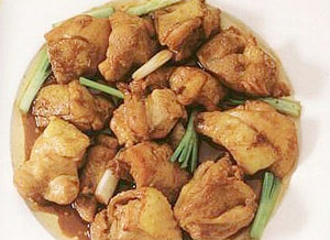 葱爆鸡块 葱爆鸡块