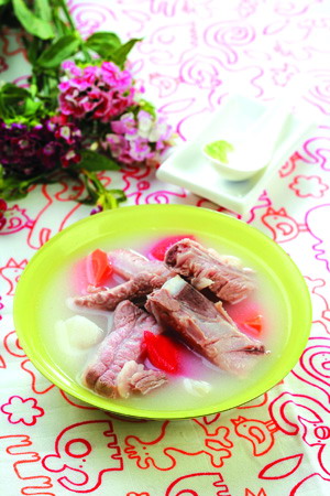 白菜排骨汤 白菜排骨汤