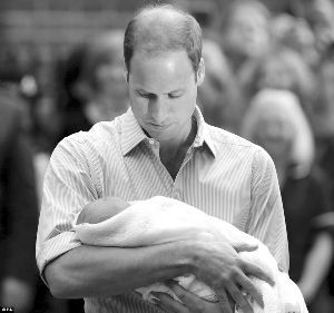 威廉抱着儿子 威廉抱着儿子