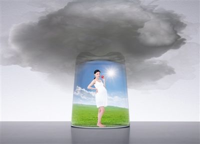 孕妇住高价产房躲霾有用吗? 创意摄影/新京报记者 王远征 孕妇住高价产房躲霾有用吗? 创意摄影/新京报记者 王远征